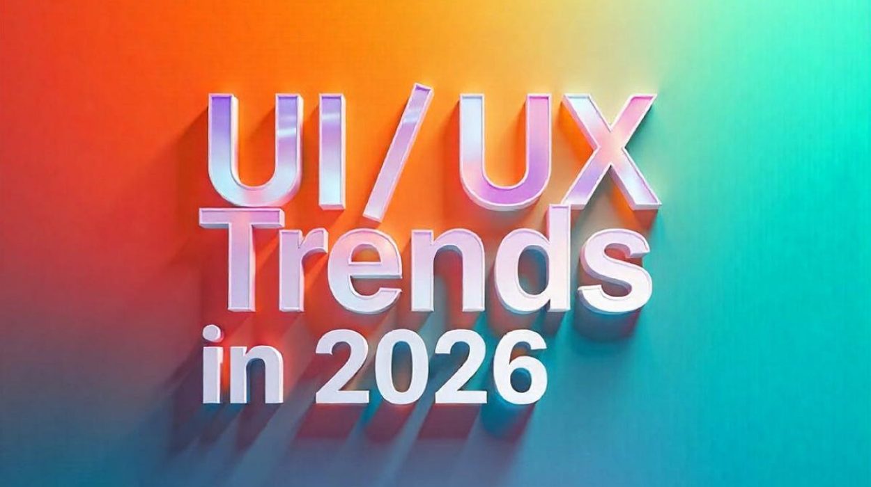 Les tendances UXUI &agrave; suivre en 2026